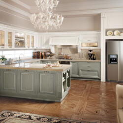 Argyrou Kitchens Larnaca Classical Italian Kitchen By Lube Olive Green